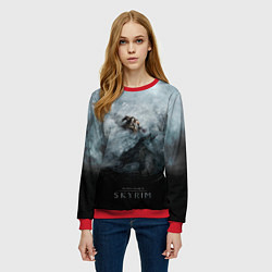 Свитшот женский Победа над драконом, цвет: 3D-красный — фото 2