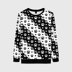 Женский свитшот Следы от Лап