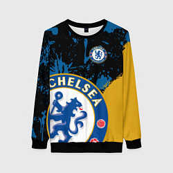 Свитшот женский ЧЕЛСИ CHELSEA GOLDEN LOGO, цвет: 3D-черный