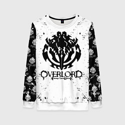 Свитшот женский OVERLORD паттерн, цвет: 3D-белый