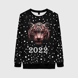 Свитшот женский New Year Immortal Tiger, цвет: 3D-черный