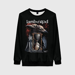 Свитшот женский Время уходит LOG, цвет: 3D-черный