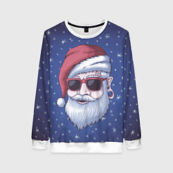 Свитшот женский САНТА ХИПСТЕР SANTA HIPSTER, цвет: 3D-белый