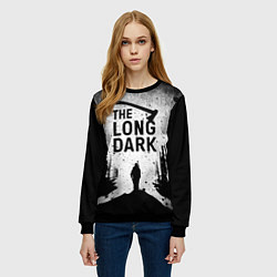 Свитшот женский The Long Dark игра, цвет: 3D-черный — фото 2