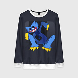 Свитшот женский ВОТ И ХАГГИ ВАГГИ - POPPY PLAYTIME, цвет: 3D-белый