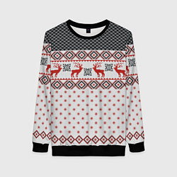 Женский свитшот НОВОГОДНИЙ УЗОР