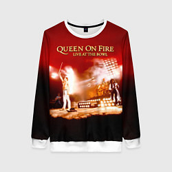 Женский свитшот Queen on Fire - Live at the Bowl