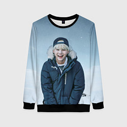 Свитшот женский MIN YOONGI BTS WINTER, цвет: 3D-черный