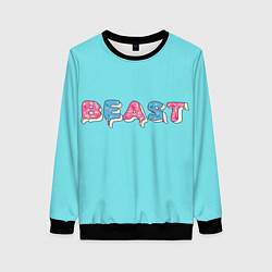 Свитшот женский Mr Beast Donut, цвет: 3D-черный