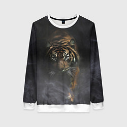 Женский свитшот Тигр в тумане