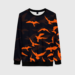 Свитшот женский Стая Воронов, цвет: 3D-черный