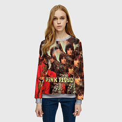 Свитшот женский The Piper at the Gates of Dawn - Pink Floyd, цвет: 3D-меланж — фото 2