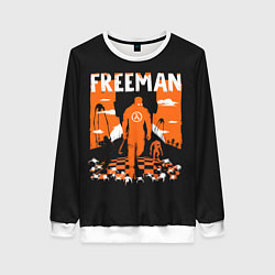 Свитшот женский Walkin Freeman, цвет: 3D-белый