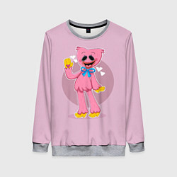 Свитшот женский KISSY MISSY POPPY PLAYTIME ПОППИ ПЛЕЙТАЙМ КИССИ МИ, цвет: 3D-меланж