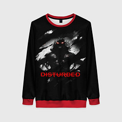 Свитшот женский DISTURBED THE GUY ЛИЦО ДЕМОНА, цвет: 3D-красный