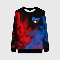 Свитшот женский HUGGY WUGGY Пламя, цвет: 3D-черный