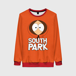 Свитшот женский Южный парк Кенни South Park, цвет: 3D-красный