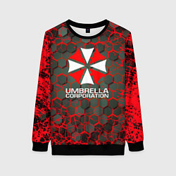 Женский свитшот Umbrella Corporation соты