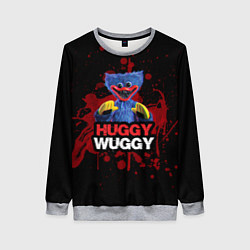 Свитшот женский 3D Хаги ваги Huggy Wuggy Poppy Playtime, цвет: 3D-меланж