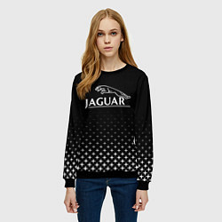 Свитшот женский Jaguar, Ягуар Здезды, цвет: 3D-черный — фото 2