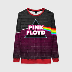 Свитшот женский PINK FLOYD ПИНК ФЛОЙД, цвет: 3D-красный