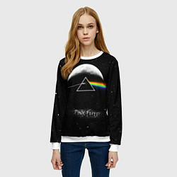 Свитшот женский PINK FLOYD LOGO ПИНК ФЛОЙД ЗВЕЗДЫ, цвет: 3D-белый — фото 2