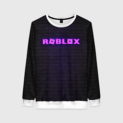 Женский свитшот ROBLOX NEON LOGO ИГРА РОБЛОКС