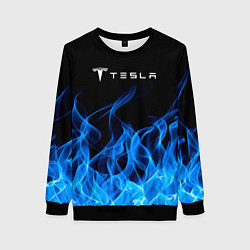 Женский свитшот Tesla Fire