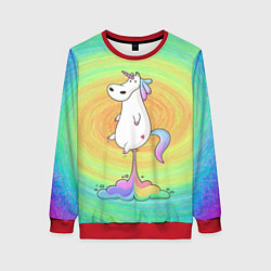 Свитшот женский На взлёт!, цвет: 3D-красный