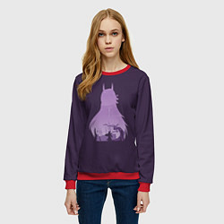 Свитшот женский Воспоминание Микоши Чиё, цвет: 3D-красный — фото 2