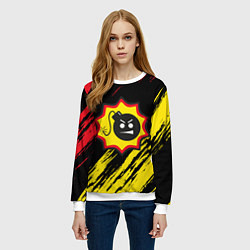 Свитшот женский Serious Sam Big Logo, цвет: 3D-белый — фото 2