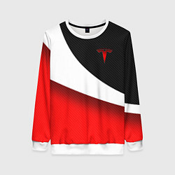 Женский свитшот TESLA - ЦВЕТА КОМПАНИИ