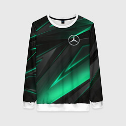 Женский свитшот MERCEDES-BENZ AMG NEON STRIPES PETRONAS