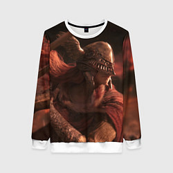 Свитшот женский MALENIA ELDER RING, цвет: 3D-белый