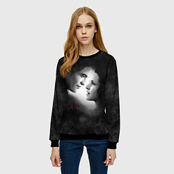 Свитшот женский Edward & Isabella, цвет: 3D-черный — фото 2