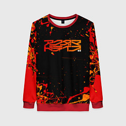 Свитшот женский Akudama drive арт, цвет: 3D-красный