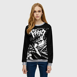 Свитшот женский ГАТС BERSERK БЕРСЕРК, цвет: 3D-меланж — фото 2
