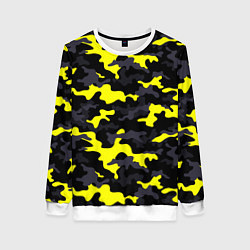 Свитшот женский Black Camo, цвет: 3D-белый