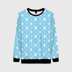 Свитшот женский Узор Sky Blue Dope Camo Dope Street Market, цвет: 3D-черный