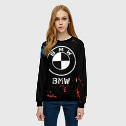 Свитшот женский BMW BMW - Камуфляж, цвет: 3D-черный — фото 2