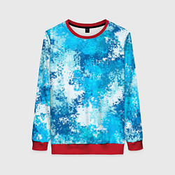 Женский свитшот Спортивный камуфляж Пикси - Лагуна