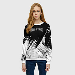 Свитшот женский Cradle of Filth, цвет: 3D-белый — фото 2