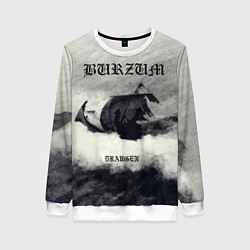 Свитшот женский Burzum - Draugen, цвет: 3D-белый