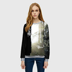 Свитшот женский Burzum - Belus, цвет: 3D-меланж — фото 2