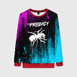 Свитшот женский The prodigy neon, цвет: 3D-красный