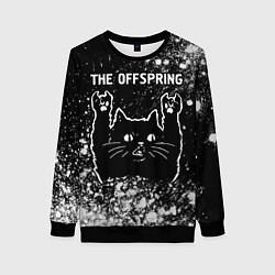 Свитшот женский The Offspring Rock Cat, цвет: 3D-черный