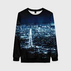 Женский свитшот Ночной город night city