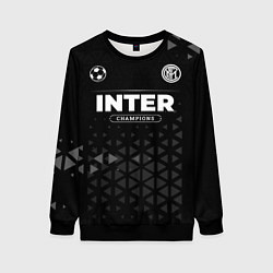 Свитшот женский Inter Форма Champions, цвет: 3D-черный