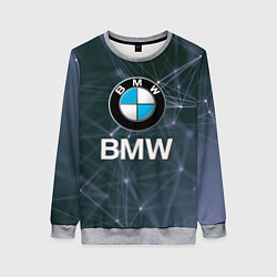 Свитшот женский БМВ - BMW Абстракция, цвет: 3D-меланж