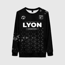Свитшот женский Lyon Champions Uniform, цвет: 3D-черный